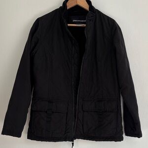 Men's Quilted Black Jacket